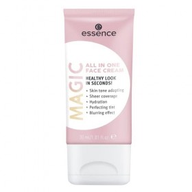 essence MAGIC All In One FACE Crème, Crème de jour, Nude, filtre UVA/UVB, lissant, éclatant, pour peau sèche, vegan, sans alc...