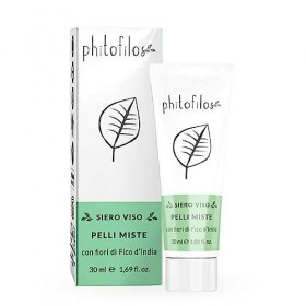 Phytophilis sérum visage en peaux mixtes avec fleurs de flocon dindia 30 ml Ecobio COSM148