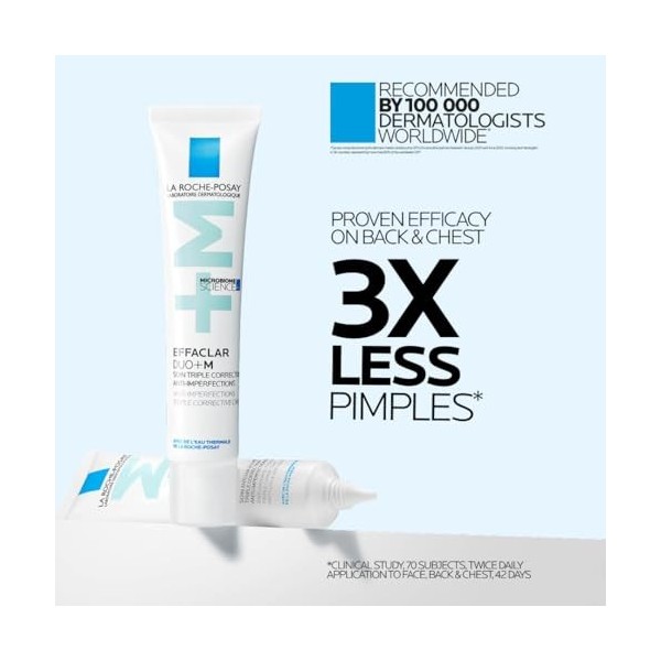 La Roche-Posay - Soin Effaclar Duo+M Triple Correction - Crème Anti Imperfection Visage - Correction Des Boutons et Marques P...