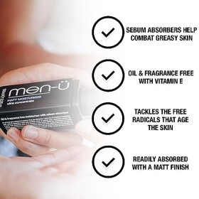 men-ü Crème Hydratant Peaux Grasses pour Homme 100 ml