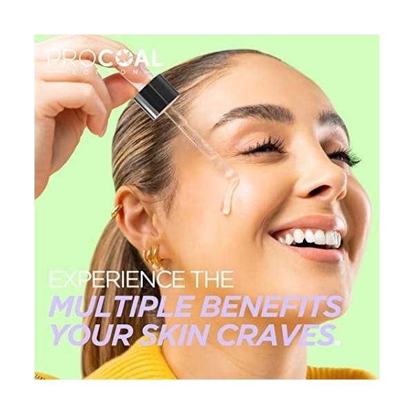 Procoal Sérum peptide anti-âge avec acide hyaluronique 30 ml – avec acétyl hexapeptide-8, emballage 100 % recyclable, végétal...