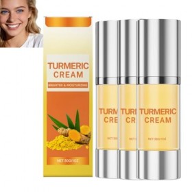 Crème visage au curcuma,Crème serrant la peau pour le visage,Hydratant pour le visage pour les femmes,Crèmes de jour pour les...