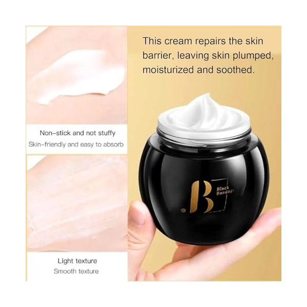 IFFANY Crème pour Le Visage à Bandage Noir, crème Anti-Rides au peptide Actif dacide hyaluronique, crème revitalisante hydra ...