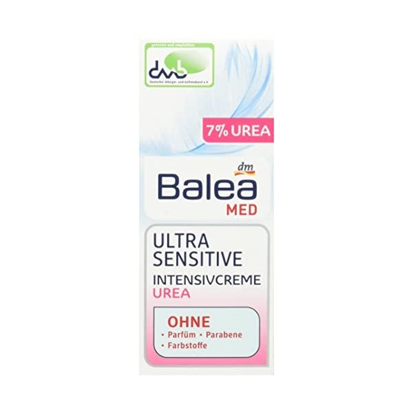 Balea Med Ultra Sensitive Lot de 2 flacons de crème intense 50 ml