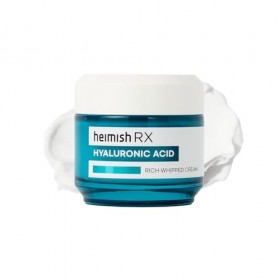 HEIMISH RX Crème Fouettée Riche en Acide Hyaluronique – Hydratant Profond pour Peaux Sensibles et Sèches, Crème Visage Quotid