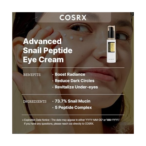 COSRX Advanced Snail Peptide Eye Cream