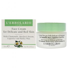 LErbolario Face Cream for Delicate and Red Skin For Women 1 oz Cream