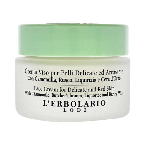 LErbolario Face Cream for Delicate and Red Skin For Women 1 oz Cream