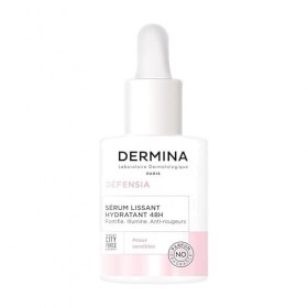 DERMINA Sérum Hydratant 48H - Activateur dEclat Hydratant & Lissant - Anti Fatigue - Pour Tous Types de Peaux - Séries DEFEN