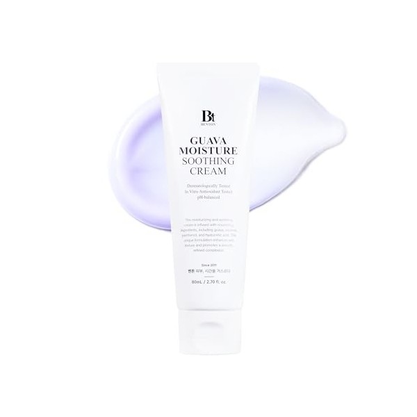 BENTON Crème Apaisante Hydratante à la Goyave - Effet apaisant et hydratant pour les peaux sèches, les peaux sensibles, non t