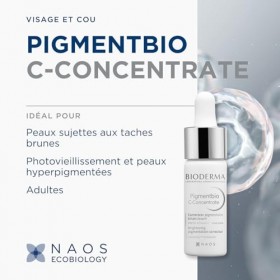 BIODERMA Pigmentbio C-Concentrate - Sérum de nuit correcteur pigmentaire et éclaircissant - Cure de Vitamine C contre les tac