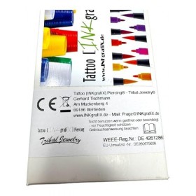 Sailor Jerry Turbo Noir 30ml - Allemande Couleurs de Tatouage avec Certificat - Inkgrafix IG04178 Tatouage Inclus Noir