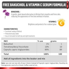 Just Glow Pure Cosmetic Grade Bakuchiol Crèmes Sérums Ingrédient