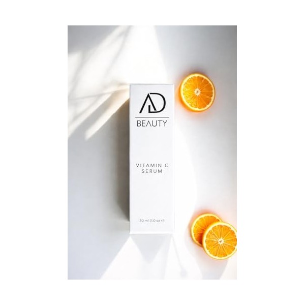 AD BEAUTY Sérum à la vitamine C - Sans hormones et végétalien