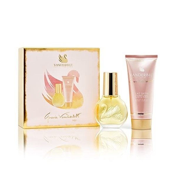 Gloria Vanderbilt No.1 Coffret cadeau Eau de toilette Vaporisateur Parfum pour femme 30 ml + Lotion pour le corps 100 ml