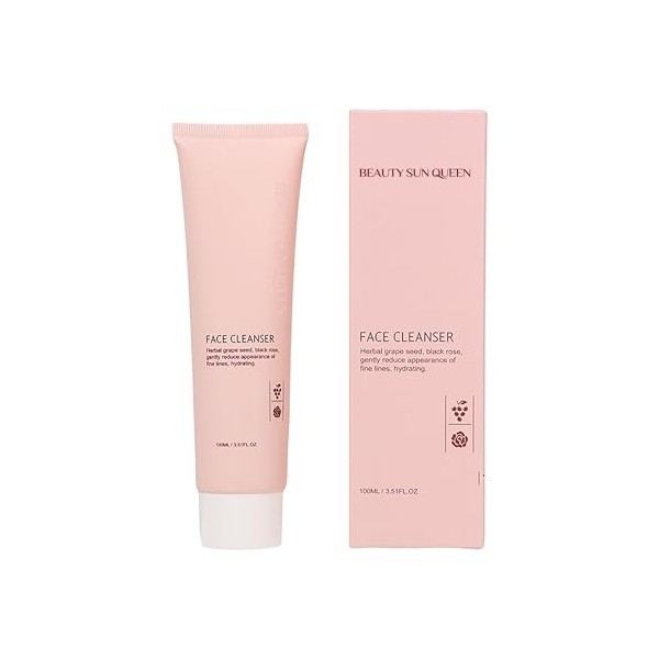 Sérum hydratant pour le visage à leau de rose et à la niacinamide pour un soin raffermissant, apaisant et éclaircissant, sér ...