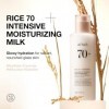 Anua Rice 70 Intensive Moisturizing Milk, Lotion hydratante visage à la Niacinamide et Céramides, 5.07 fl.oz