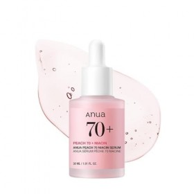 Anua Peach 70 Niacinamide Serum, Sérum éclat quotidien à la Vitamine B12, Niacinamide, Hydratant léger, 1.01 fl.oz