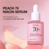 Anua Peach 70 Niacinamide Serum, Sérum éclat quotidien à la Vitamine B12, Niacinamide, Hydratant léger, 1.01 fl.oz