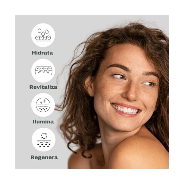 QKnatur Crème Visage Cica Réparatrice & Hydratante – Centella Asiatica, Acide Hyaluronique, Aloe Vera – Peaux Sensibles & Dés