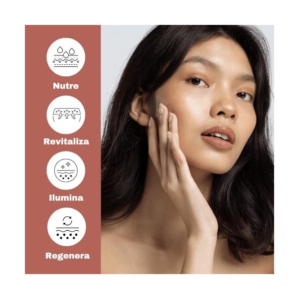 QKnatur - Lumi Intensive - Crème visage nourrissante et régénérante - Avec hydrolat de rose musquée, beurre de karité, calend