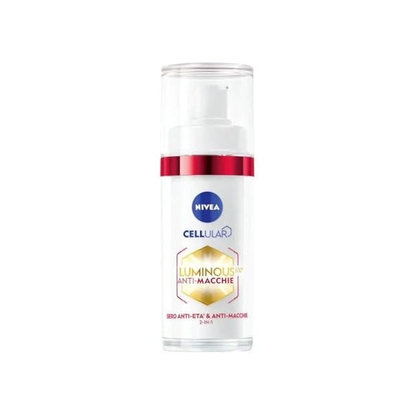 NIVEA Cellular Luminous630 Sérum anti-âge 30 ml Sérum visage contre les rides, les taches et les signes de la météo, sérum vi