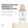 Anua Rice Ceramide 7 Hydrating Barrier Serum, Sérum barrière hydratant, Acide Hyaluronique, Niacinamide, Sans parfum, Non com