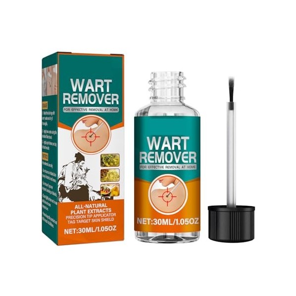 Liquide Délimination Des Verrues,Liquide Anti Verrues,Sérums Délimination Des Acrochordons,Pour Les Types De Peau,30ml