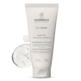 FARMA DORSCH | Gel d’Aloe | Gel Hydratant et Apaisant multi-usages pour le Visage | Corps et Cheveux | Aloe Vera | Écologique