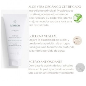 FARMA DORSCH | Gel d’Aloe | Gel Hydratant et Apaisant multi-usages pour le Visage | Corps et Cheveux | Aloe Vera | Écologique
