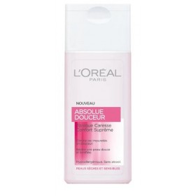LOréal Paris Absolue Douceur Tonique Caresse Confort Suprême Peaux Sèches et Sensibles 200 ml - Lot de 3 Crème Jour et Nuit