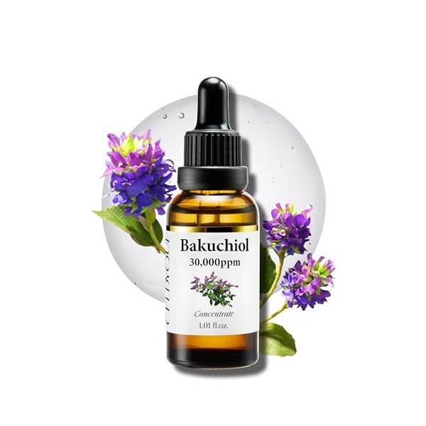 Concentré de bakuchiol coréen, mélange de sérum, 30 000 ppm, alternative au rétinol haute performance, réduction des rides, r