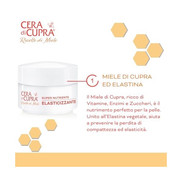 Cera di Cupra, Crème Super Nutritive Élastifiante, Prévient les Signes du Temps et Améliore lHydratation et la Fermeté de la ...
