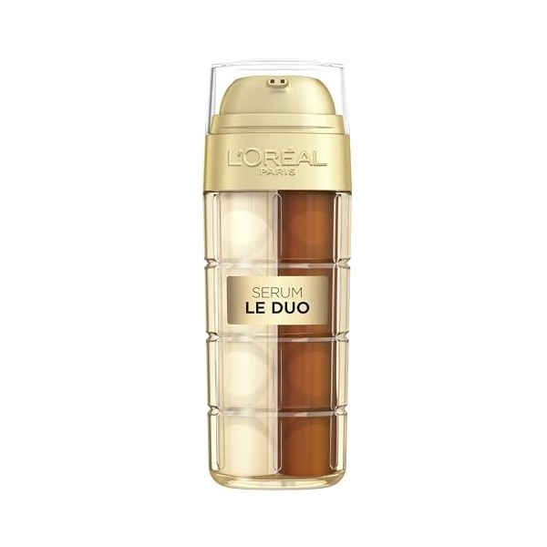 LOréal Paris Age Perfect Sérum Le Duo - Soin Anti-âge avec Peptide Collagène, Vitamine B3 et CG, Lissage et Anti 10 Signes d