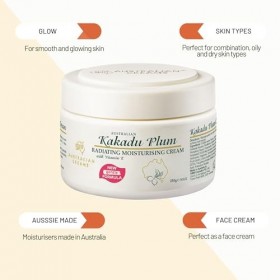 Kakadu Plum Crème hydratante australienne pour peaux grasses et mixtes 250 g