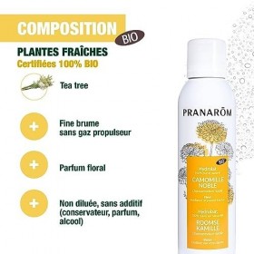 PRANAROMPACABAD MANZANILLA ROMANA hidrolato spray 150ml – soin conçu pour une utilisation régulière, contenance 150 ml, convi