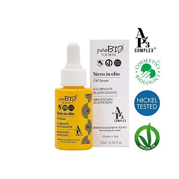 Purbio Sérum en huile – Élastique illuminateur 15 ml Ecobio pur bio 06