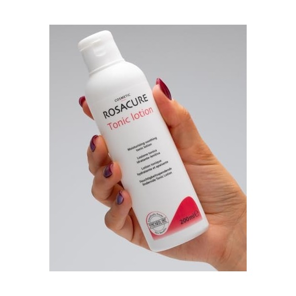 Synchroline - Rosacure Tonic Lotion 200 Ml Tonique Hydratant et Apaisant pour Peaux Sensibles avec Couperose, Made In Italy