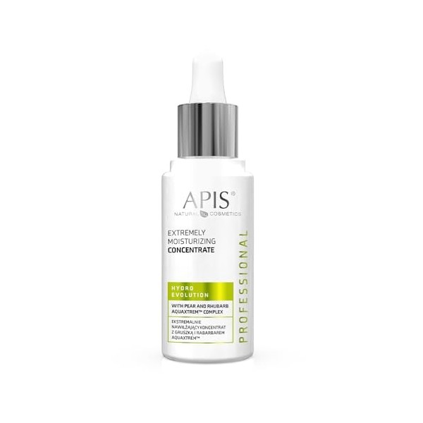 APIS Hydro Evolution Concentré extrêmement hydratant avec poire, Complexe Rhubarbe Aquaxtrem | Hydration extrême et durable |