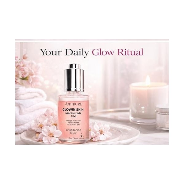 AmmuRi Glowin Skin Élixir éclaircissant de niacinamide - Youthful Radiance Advanced 4 en 1