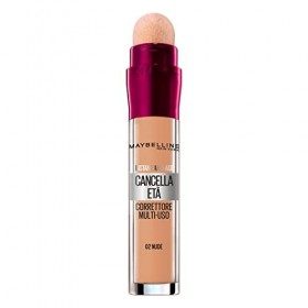 Maybelline New York - Anti-cernes/Correcteur Fluide - Instant Anti-Age L’Effaceur - Teinte : Beige Nu 02 - 6,8 ml Anti-cernes...