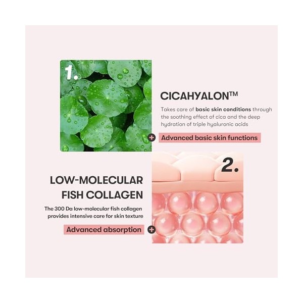 VT COSMETICS CICA Essence de collagène, complexe peptidique, 30 ml