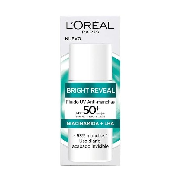 LORÉAL PARIS BRIGHT REVEAL NIACINAMIDA Anti-Spot Fluid SPF50+ 50ml