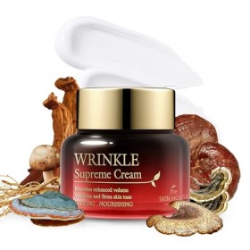 The Skin House Wrinkle Supreme Cream 50 ml Crème anti-âge pour le visage avec racine de ginseng et extraits de champignons as
