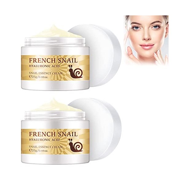 behound Timeturner French Snail Repair Cream, French Snail Face Repair Cream, French Snail Essence Collagen Face Cream 2 Pcs ...