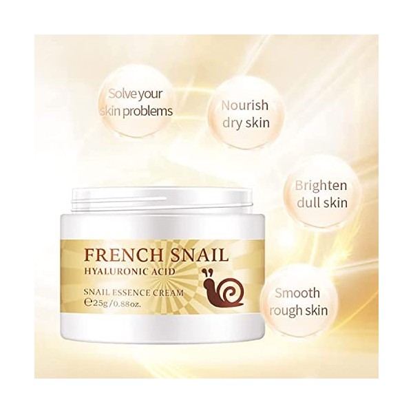 behound Timeturner French Snail Repair Cream, French Snail Face Repair Cream, French Snail Essence Collagen Face Cream 2 Pcs ...