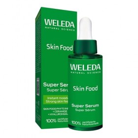 WELEDA Bio Skin Food Super Sérum – Cosmétique naturel pour le visage avec huile de jojoba, acide hyaluronique et romarin pour...