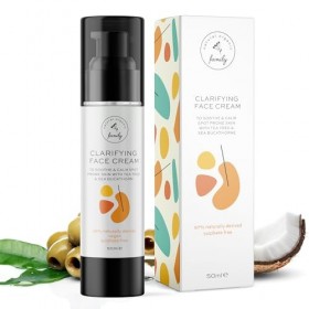 Crème pour le visage pour les pré-adolescents et les adolescents – Hydratant bio pour peaux sèches – Crème faciale apaisante 