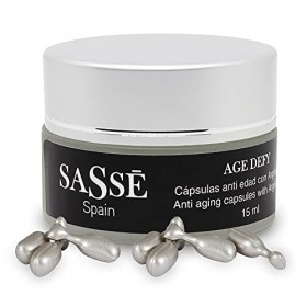 SASSÉ AGE DEFY Capsules anti-âge avec argineline. Anti-rides, anti-âge, effet botox. Produit végane. SASSE. Cosmétique nature