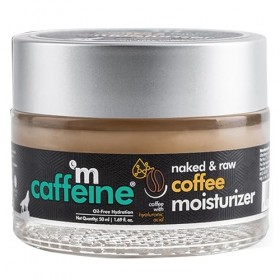 mCaffeine Naked and Raw Coffee Moisturizer - 48-Hour Face Cream Controls Excess Oil - Gel-Based Lotion Instant Moisture - Hya...